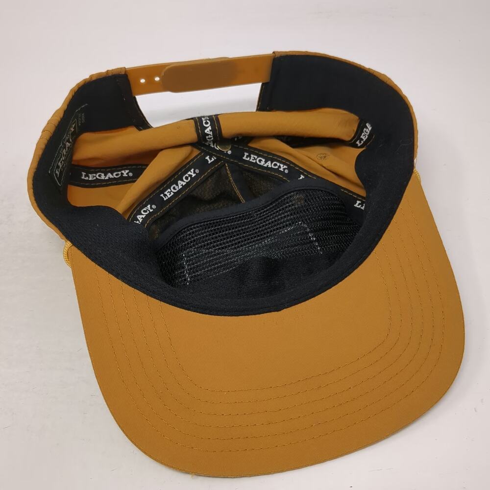 Legacy 5 Panel Brown One Size Moab Utah Jeep Arch Nylon Rope Snapback Hat - Picture 8 of 11